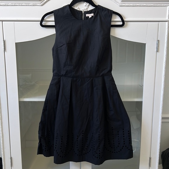 gap black cotton dress NWOT GAP Lace Button-Up Midi Dress, BLACK SIZE XS #595234 X0715H
